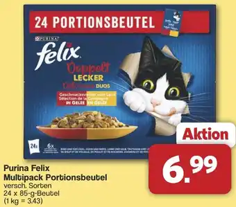 Famila Nord West Purina Felix Multipack Portionsbeutel Angebot