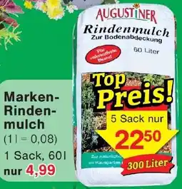 Wiglo Wunderland AUGUSTINER Marken Rindenmulch Angebot