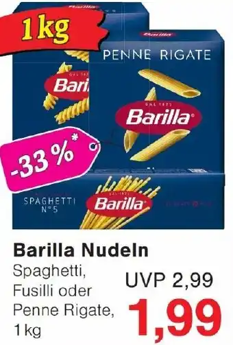 Wiglo Wunderland Barilla Nudeln Angebot