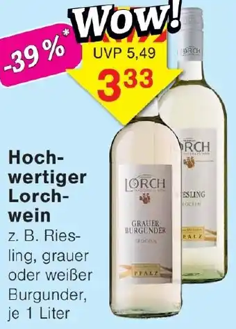 Wiglo Wunderland Hochwertiger Lorchwein Angebot