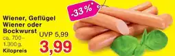 Wiglo Wunderland Wiener, Geflügel Wiener oder Bockwurst Angebot