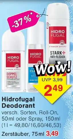 Wiglo Wunderland Hidrofugal Deodorant Angebot