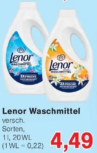 Wiglo Wunderland Lenor Waschmittel Angebot