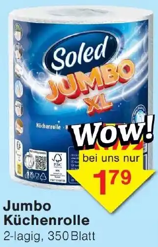 Wiglo Wunderland Jumbo Küchenrolle Angebot