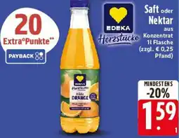 Edeka EDEKA Herzstücke Saft oder Nektar Angebot
