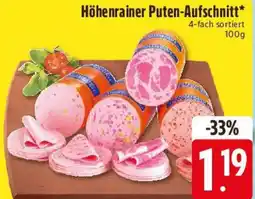 E-Center Höhenrainer Puten-Aufschnitt Angebot