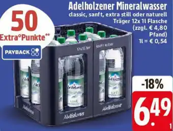 E-Center Adelholzener Mineralwasser Angebot