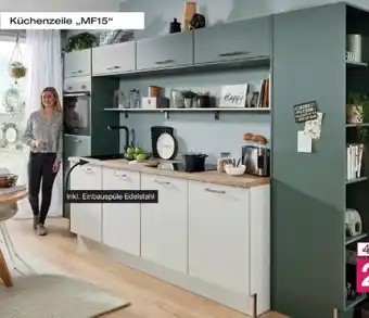 Möbel Inhofer Modul Form Küchenzeile MF15 Angebot