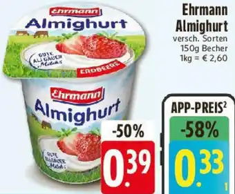 E-Center Ehrmann Almighurt Angebot