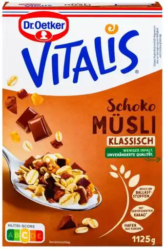 Kaufland Dr. Oetker Vitalis Schoko Müsli klassisch Angebot
