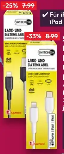 Kaufland Switch On Lade- und Datenkabel Angebot