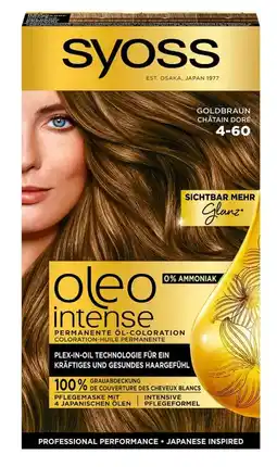 Kaufland Syoss Oleo Intense Permanente Öl-Coloration Angebot