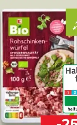 Kaufland K-Bio Rohschinken-Würfel Angebot
