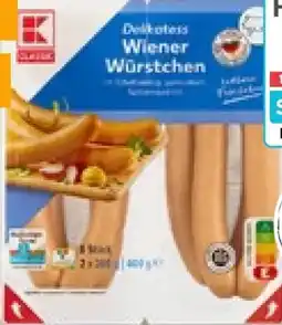 Kaufland K-Classic Wiener Würstchen Angebot