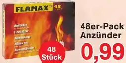 Wiglo Wunderland FLAMAX 48er-Pack Anzünder Angebot