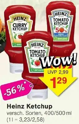 Wiglo Wunderland Heinz Ketchup Angebot