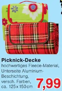 Wiglo Wunderland Picknick-Decke Angebot