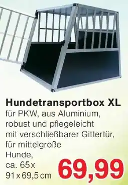 Wiglo Wunderland Hundetransportbox XL Angebot