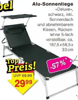 Wiglo Wunderland Alu-Sonnenliege Angebot
