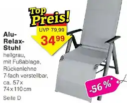 Wiglo Wunderland Alu Relax Stuhl Angebot