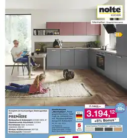 Möbel Inhofer Nolte küchen, premiere einbauküche manhattan Angebot
