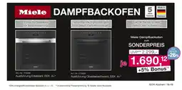Möbel Inhofer Miele dampfbackofen ausführung edelstahl Angebot