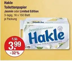 V Markt Hakle toilettenpapier jasmin Angebot