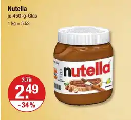 V Markt Nutella Angebot