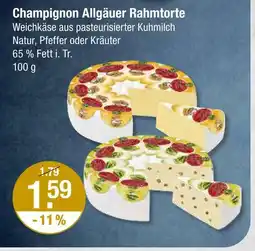 V Markt Champignon allgäuer rahmtorte natur Angebot