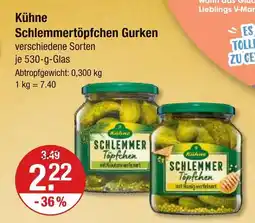V Markt Kühne schlemmertöpfchen gurken Angebot