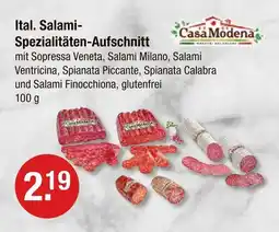 V Markt Casa modena ital. salami-spezialitäten-aufschnitt Angebot