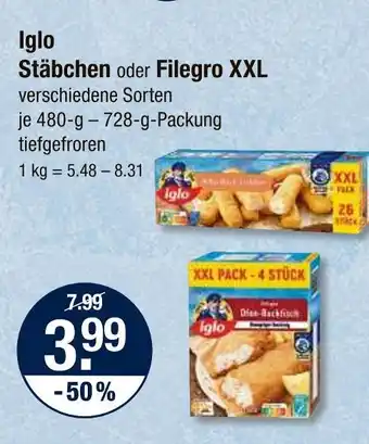 V Markt Iglo stäbchen Angebot