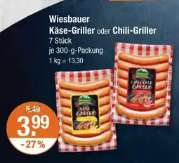 V Markt Wiesbauer käse-griller Angebot