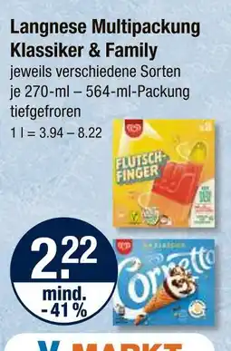 V Markt Langnese flutschfinger Angebot