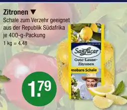 V Markt Sanlucar zitronen Angebot