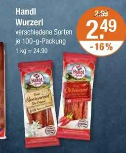 V Markt Handl wurzerl Angebot