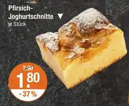 V Markt Pfirsich- joghurtschnitte Angebot