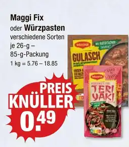 V Markt Maggi fix Angebot