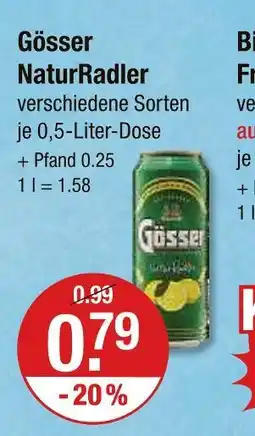 V Markt Gösser naturradler Angebot