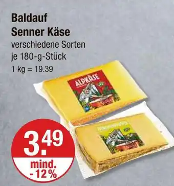 V Markt Baldauf senner käse Angebot