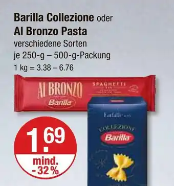 V Markt Barilla collezione pasta Angebot