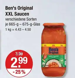 V Markt Ben's original xxl saucen Angebot