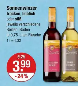 V Markt Sonnenwinzer trocken Angebot