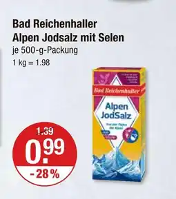 V Markt Bad reichenhaller alpen jodsalz mit selen Angebot