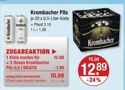 V Markt Krombacher krombacher pils Angebot