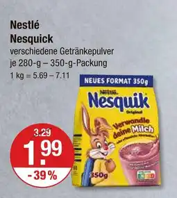V Markt Nestlé nesquick Angebot