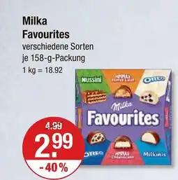 V Markt Milka favourites Angebot