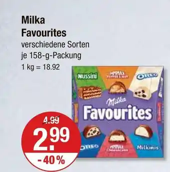 V Markt Milka favourites Angebot