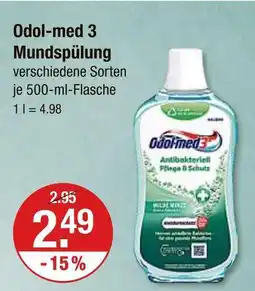 V Markt Odol-med 3 mundspülung Angebot