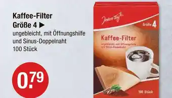 V Markt Kaffee-filter größe 4 Angebot